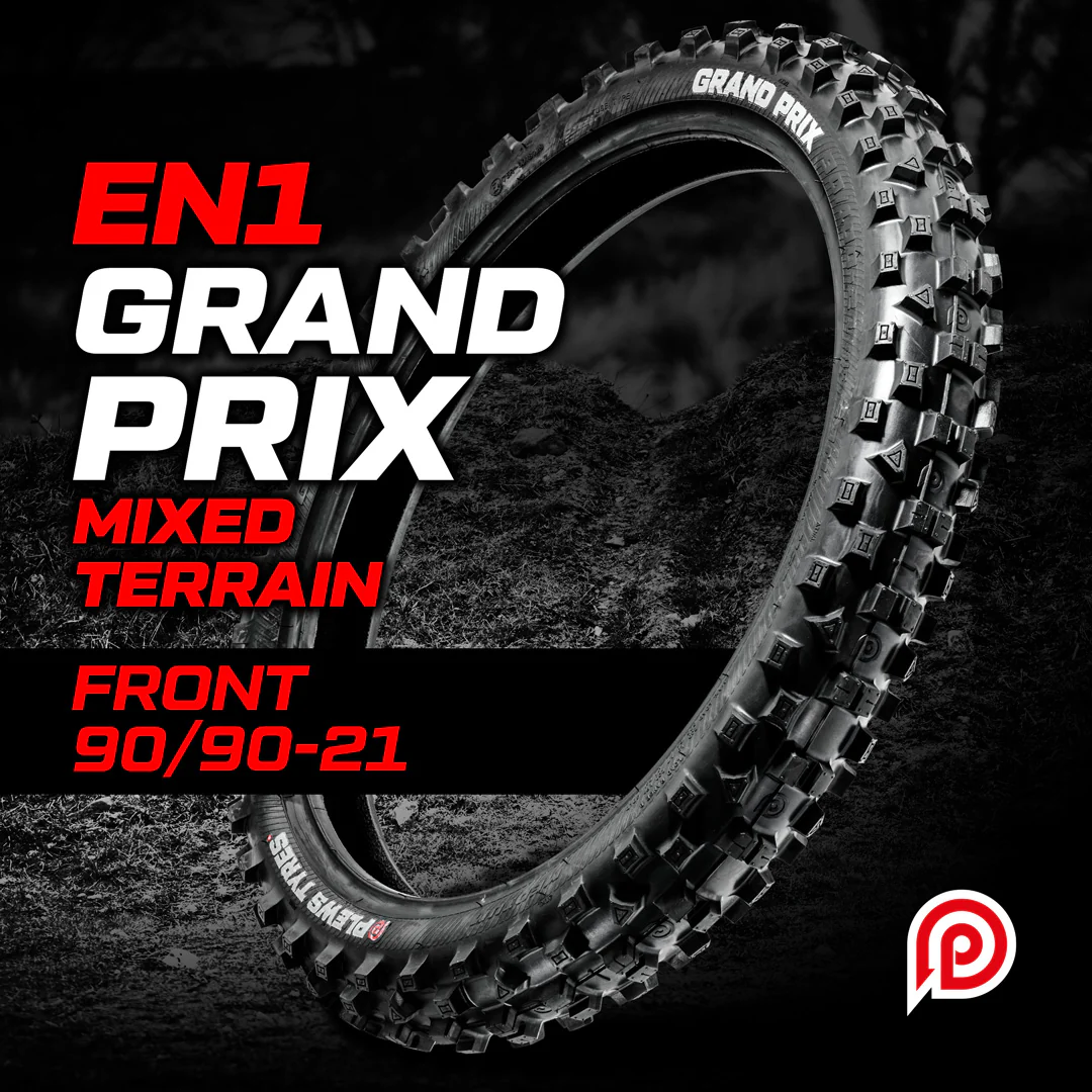 Plews Grand Prix Medium — Front 90/90-21