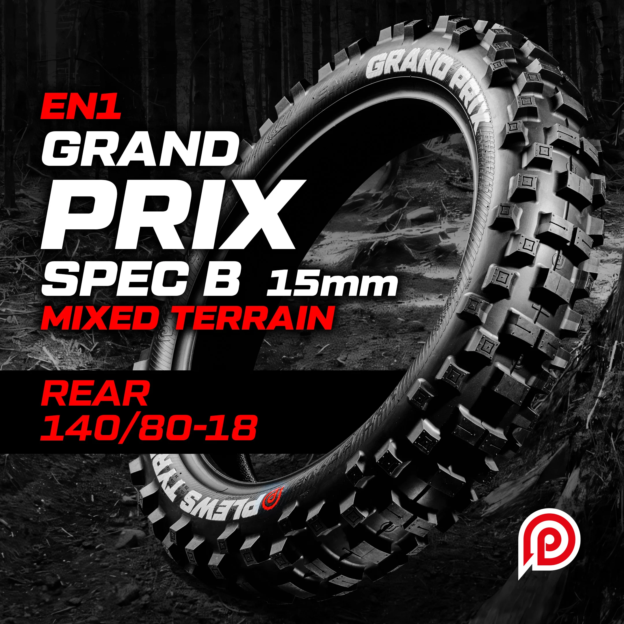 Plews Grand Prix Medium Spec B — Rear 140/80-18
